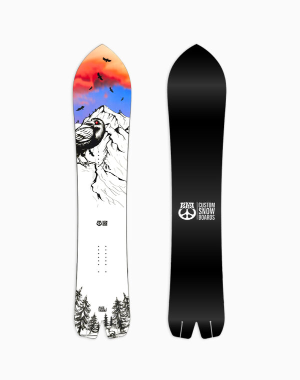 PLP Custom Handcrafted Snowboard Collection 23-24 - Model Raventail 160-2