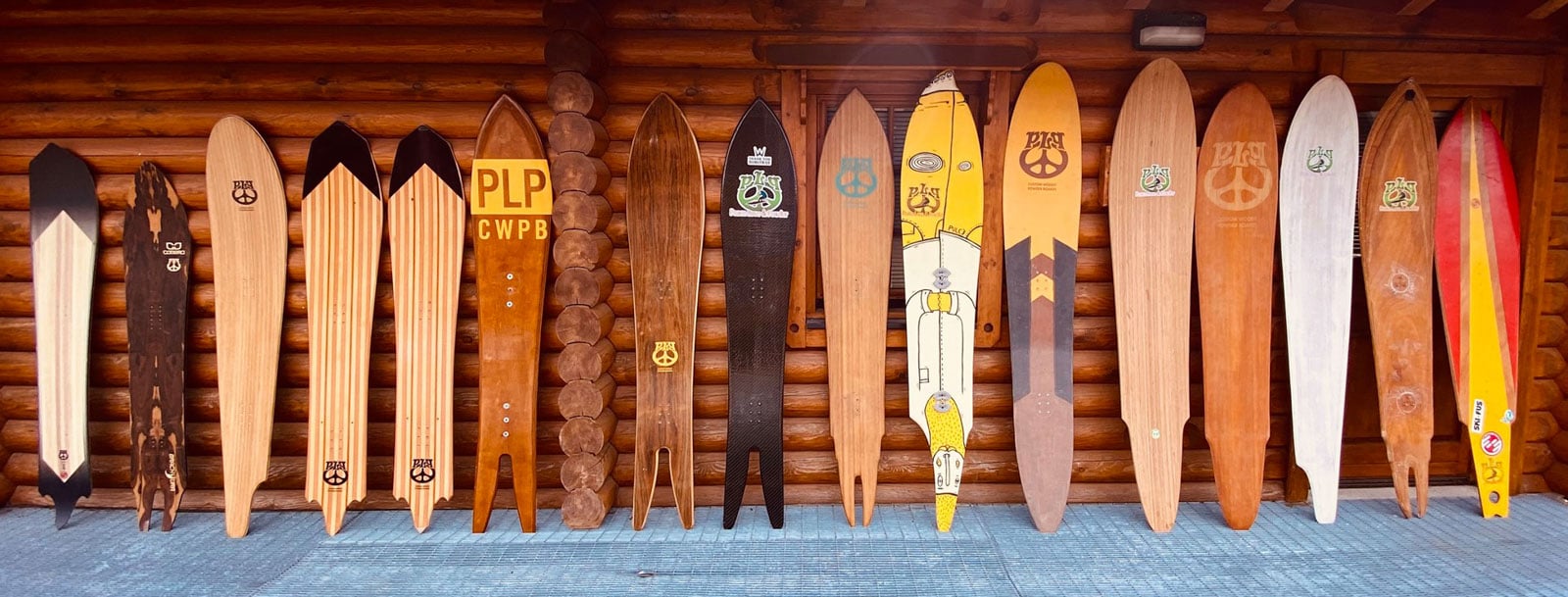 PLP Handcrafted Wood old Protype quiver 2011 to 2019